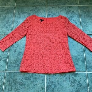 Talbot's Petite Lace Top